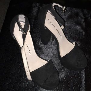 Black Chinese Laundry heels